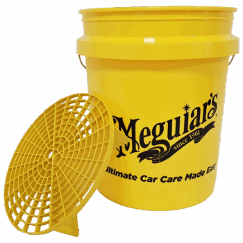 Professional Wash Bucket with Grit Guard - Yellow